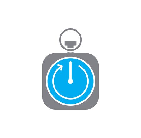 Stopwatch related icon on background for graphic and web design. Creative illustration concept symbol for web or mobile appのイラスト素材