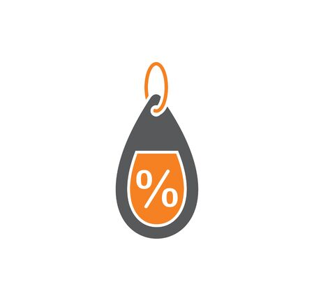 Tag related icon on background for graphic and web design. Creative illustration concept symbol for web or mobile app.のイラスト素材