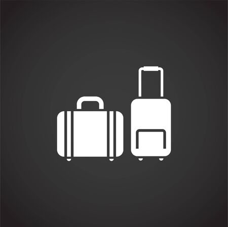 Travel erelated icon on background for graphic and web design. Creative illustration concept symbol for web or mobile app.のイラスト素材