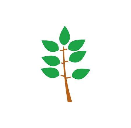 Leaf related icon on background for graphic and web design. Creative illustration concept symbol for web or mobile app.のイラスト素材