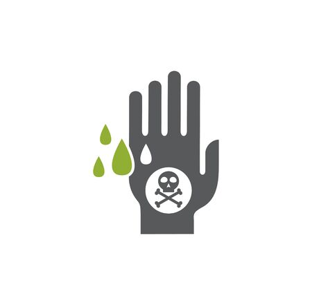 Acid related icon on background for graphic and web design. Creative illustration concept symbol for web or mobile appのイラスト素材