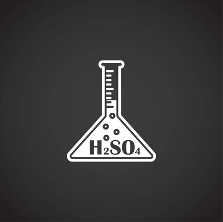 Acid related icon on background for graphic and web design. Creative illustration concept symbol for web or mobile appのイラスト素材