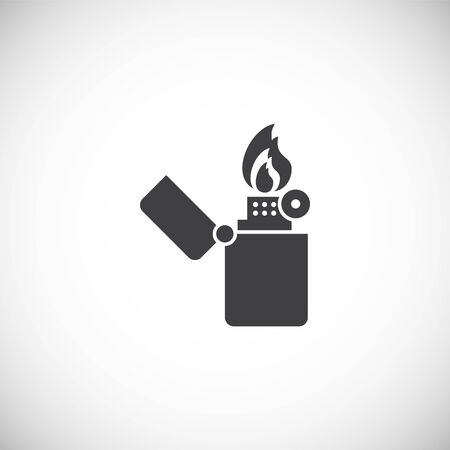 Fire related icon on background for graphic and web design. Creative illustration concept symbol for web or mobile appのイラスト素材