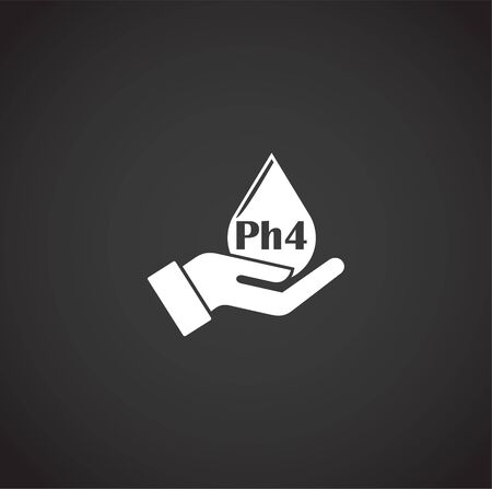 Acid related icon on background for graphic and web design. Creative illustration concept symbol for web or mobile appのイラスト素材