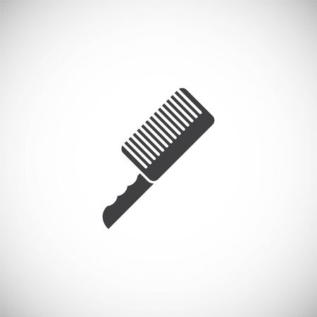 Barber related icon on background for graphic and web design. Creative illustration concept symbol for web or mobile appのイラスト素材