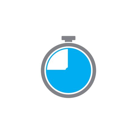 Stopwatch related icon on background for graphic and web design. Creative illustration concept symbol for web or mobile appのイラスト素材