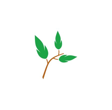 Leaf related icon on background for graphic and web design. Creative illustration concept symbol for web or mobile appのイラスト素材