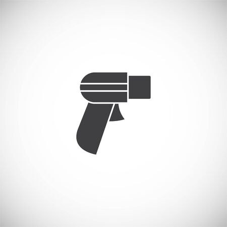 Barcode related icon on background for graphic and web design. Creative illustration concept symbol for web or mobile appのイラスト素材