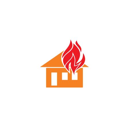 Fire related icon on background for graphic and web design. Creative illustration concept symbol for web or mobile appのイラスト素材