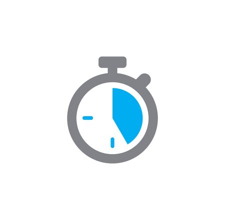 Stopwatch related icon on background for graphic and web design. Creative illustration concept symbol for web or mobile appのイラスト素材