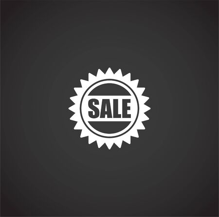 Tag related icon on background for graphic and web design. Creative illustration concept symbol for web or mobile app.のイラスト素材