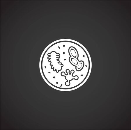 Medical related icons on background for graphic and web design. Creative illustration concept symbol for web or mobile app.のイラスト素材