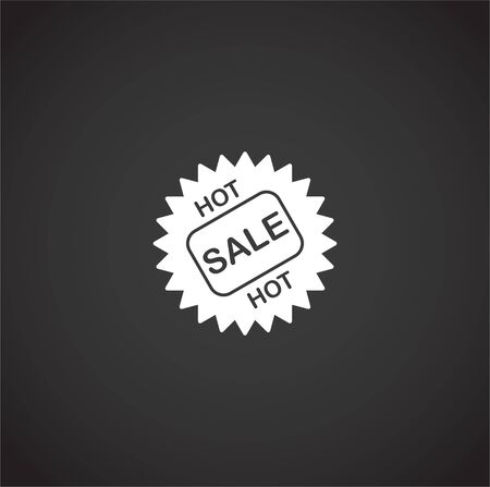 Tag related icon on background for graphic and web design. Creative illustration concept symbol for web or mobile app.のイラスト素材