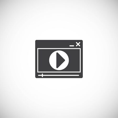 Mass media related icon on background for graphic and web design. Creative illustration concept symbol for web or mobile app.のイラスト素材