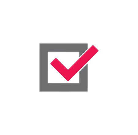 Check box icon on background for graphic and web design. Creative illustration concept symbol for web or mobile app.のイラスト素材
