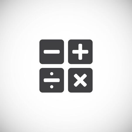 Geometry related icon on background for graphic and web design. Creative illustration concept symbol for web or mobile app.のイラスト素材