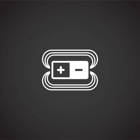 Physics related icon on background for graphic and web design. Creative illustration concept symbol for web or mobile app.のイラスト素材