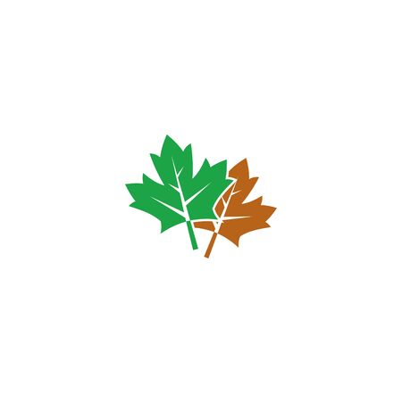 Leaf related icon on background for graphic and web design. Creative illustration concept symbol for web or mobile app.のイラスト素材