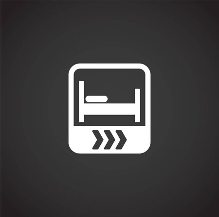 Travel related icon on background for graphic and web design. Creative illustration concept symbol for web or mobile app.のイラスト素材