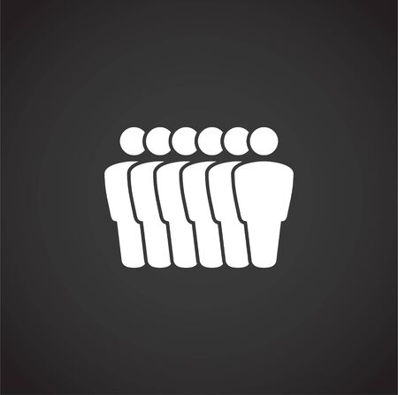Business people related icon on background for graphic and web design. Creative illustration concept symbol for web or mobile app.のイラスト素材