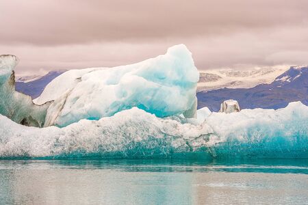 Jokulsarlon glacial lake. Vatnajokull National Park. Iceland