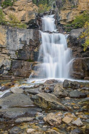 Tangle Creek Waterfalls in Jasper National Park.Alberta.Canada