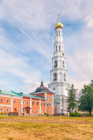 Church of the Beheading of John the Baptist with the Bell tower in the St. Nicholas Ugreshsky Monastery. City of Dzerzhinsky. Moscow Oblast. Russiaの写真素材