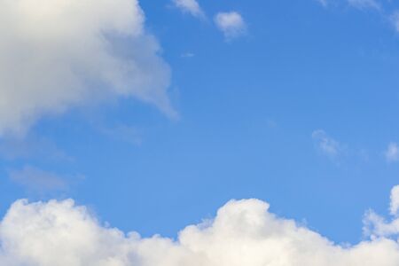 Blue sky background with white clouds. Sky landscape scene. Natural sky background landscape 
