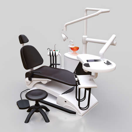 Moderrn Dentist's Chair. 3d illustration.の写真素材