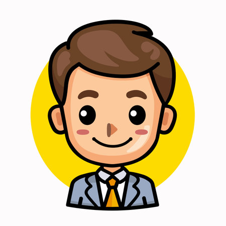 businessman character design, vector illustration eps10 graphic flat iconのイラスト素材