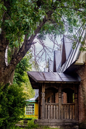 Russia, Karelia, Lahdenpohja, August 2016: Hotel Annika, recreation and tourismのeditorial素材