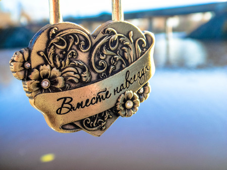 lock of loveの写真素材