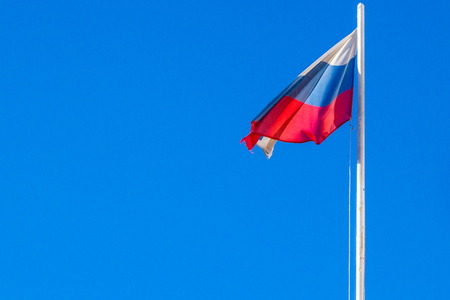 The Flag Of The Russian Federationの写真素材