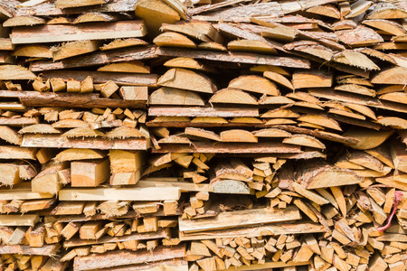 Slabs stacked in a warehouse building baseの写真素材