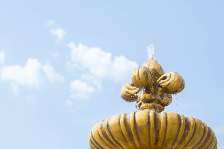 Beautiful fountain made antiqueの写真素材