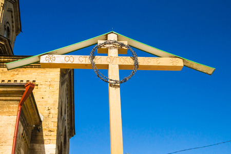Evpatoria, Crimea, Russia, August 30, 2015. The Church of St. Elijah the prophet in the city of Evpatoria Crimea.のeditorial素材
