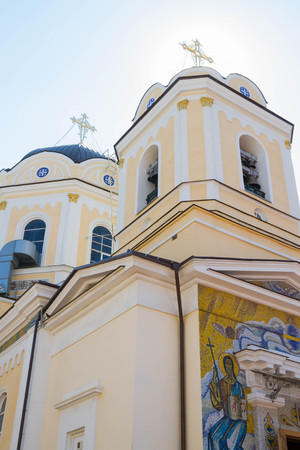 Simferopol, Crimea, Russia, September 5, 2015. Holy Trinity Cathedral. The Church Of St. Lukeのeditorial素材