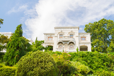 Yalta, Crimea, Russia, September 3, 2015. The area near Vorontsov Palace in Yaltaのeditorial素材