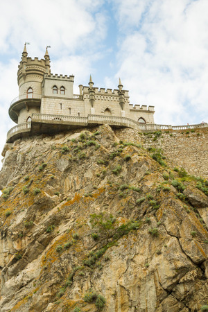 Yalta, Crimea, Russia, on 8 June 2016. Castle swallow's nest in Yalta in the Crimea.のeditorial素材