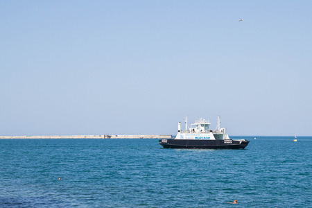 Sevastopol, Crimea, Russia, 21 Jun, 2016. View of Sevastopol from the black sea embankmentのeditorial素材