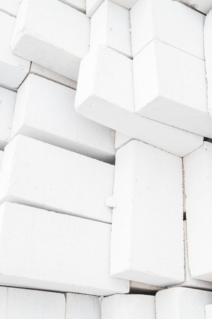 Building materials for sale outside on the basis of the buildingの写真素材