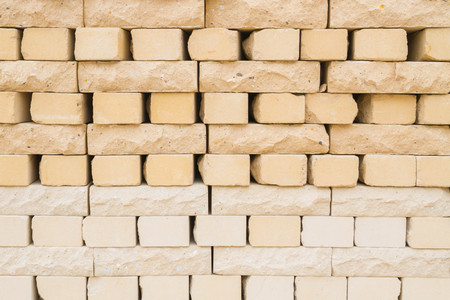 Building materials for sale outside on the basis of the buildingの写真素材