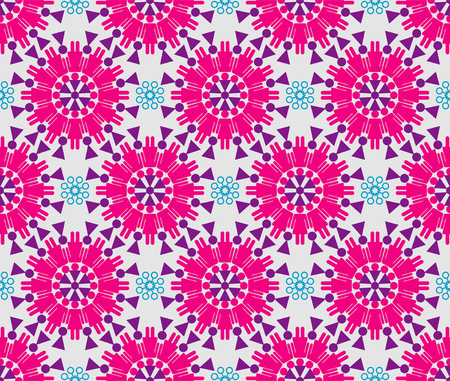 Abstract seamless pattern with symbols of male and female genderのイラスト素材