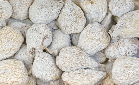  Top view of delicious and healthy dried fig fruits の写真素材