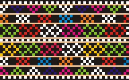 Beauty pattern for make of traditional objectsのイラスト素材