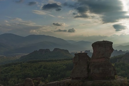 Rocks formation in belogradchik rocks, Bulgariaの写真素材
