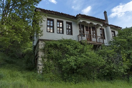View to ancient Melnik town, Bulgariaのeditorial素材