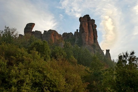 Rocks group formation, in belogradchik rocks, Bulgariaの写真素材