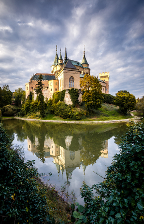 Medieval castle Bojnice, central Europe, Slovakiaのeditorial素材