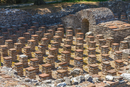 The Archaeological Park of Dion, located at foot of Mount Olympus, Greece, Europe.